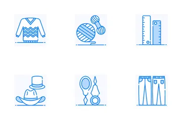 Tailoring Equipment Icon Pack