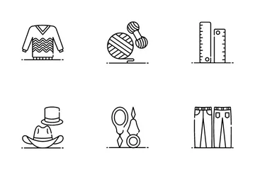 Tailoring Equipment Icon Pack