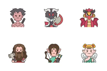 Tale Characters Icon Pack