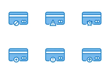 Tarjeta de crédito Paquete de Iconos