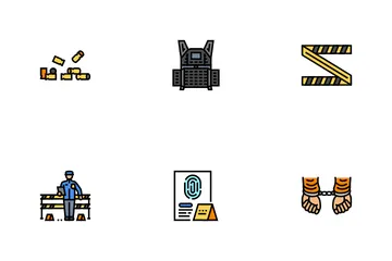 Tatort, Polizei, Beweise Symbolpack