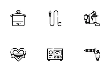 Tattoo Studio Icon Pack