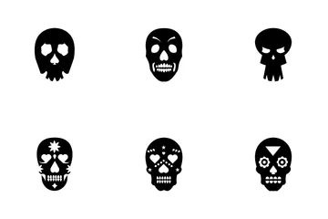 Tatuagem de caveira Pacote de Ícones