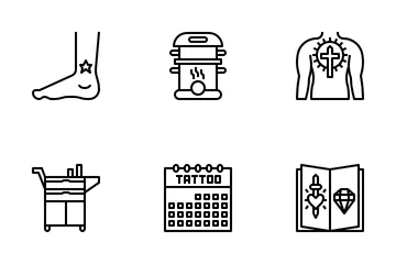 Tatuaje Paquete de Iconos