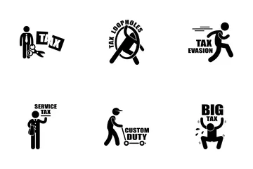 Tax Burden Icon Pack