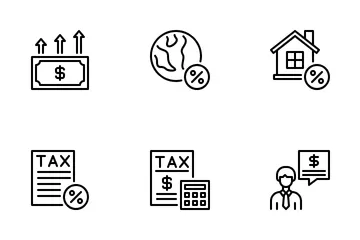 Tax Planning Icon Pack