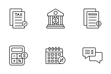 Taxes Icon Pack