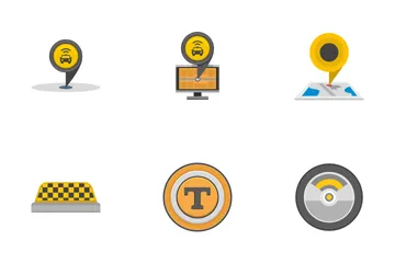 Taxi App  Icon Pack