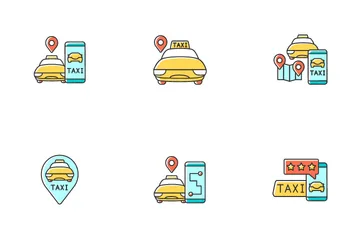 Taxi Application Icon Pack
