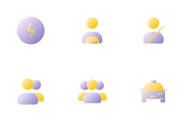 Taxi Service Icon Pack