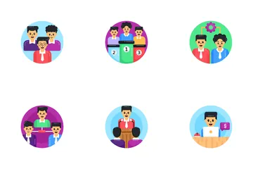 Team Management Icon Pack
