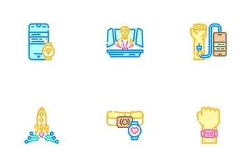 Tech Enthusiast Reality Virtual Icon Pack