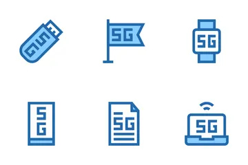 Technologie 5G Pack d'Icônes