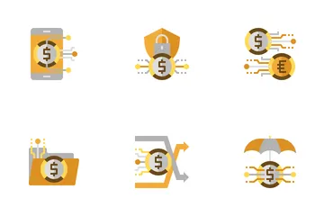 Technologie financière Pack d'Icônes