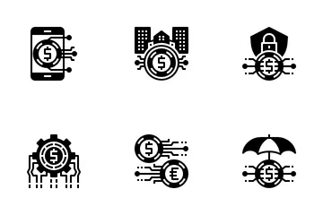 Technologie financière Pack d'Icônes