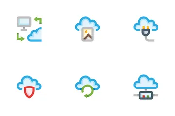 Technologies infonuagiques Pack d'Icônes