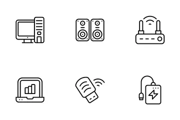 Technology And Multimedia Icon Pack