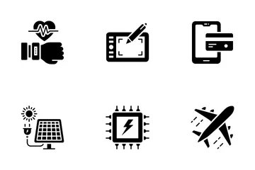 Technology And Smart Working Icon Pack