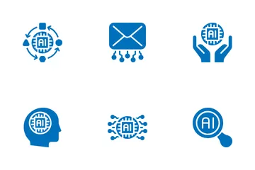 Technology Artificial Intelligence Icon Pack