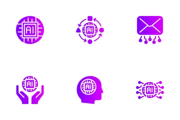 Technology Artificial Intelligence Icon Pack