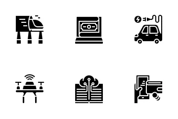 Technology Disruption Icon Pack