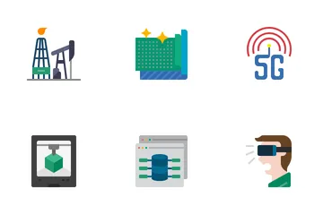 Technology Disruption Icon Pack