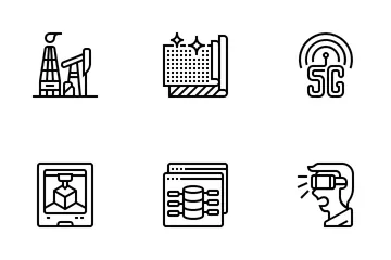 Technology Disruption Icon Pack