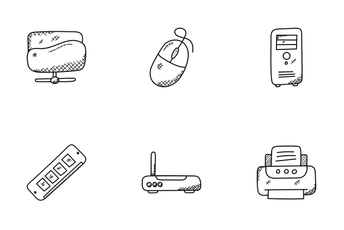 Technology Doodle Icons  Icon Pack
