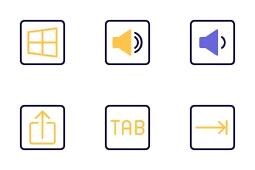 Teclado Pacote de Ícones