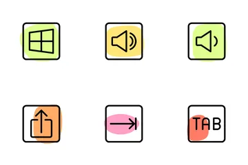Teclado Pacote de Ícones