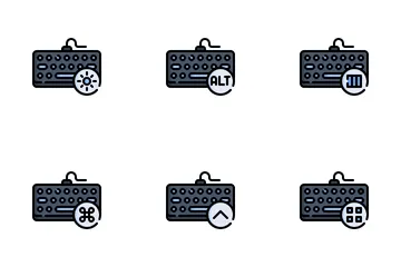 Teclado Pacote de Ícones