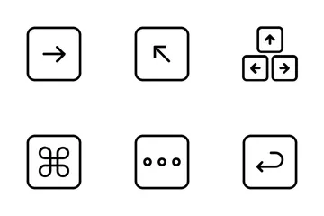 Teclado Pacote de Ícones
