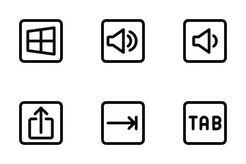 Teclado Paquete de Iconos