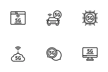 Tecnología 5G Paquete de Iconos