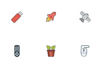 Tecnología científica Paquete de Iconos