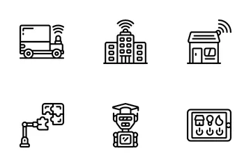 Tecnologia de automação Pacote de Ícones