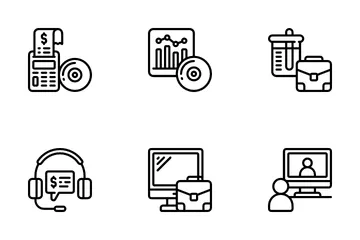 Tecnologia Empresarial Pacote de Ícones