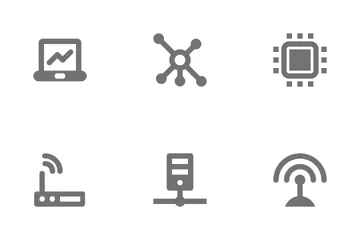 Tecnología de redes Paquete de Iconos