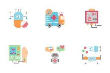 TECNOLOGÍA DE SALUD Icon Pack