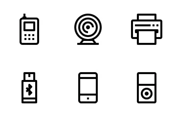 Tecnologia e dispositivo Pacote de Ícones