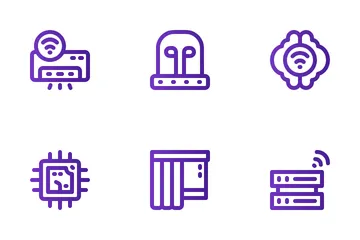 Tecnología futurista Icon Pack