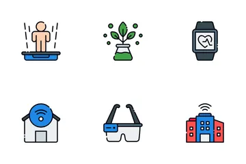 Tecnología futurista Paquete de Iconos