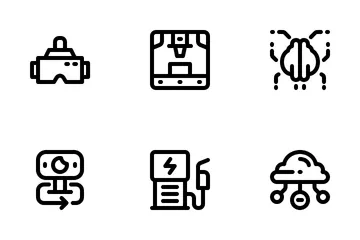 Tecnología del futuro Icon Pack