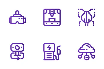 Tecnología del futuro Icon Pack