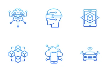 Tecnología del futuro Paquete de Iconos