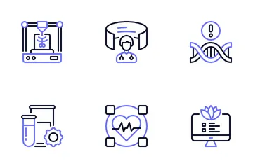 Tecnología Medica Paquete de Iconos