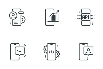 Tecnologia móvel Pacote de Ícones