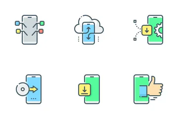Tecnologia móvel Pacote de Ícones