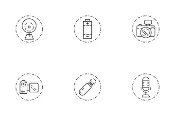 Tecnologia e Multimídia Pacote de Ícones