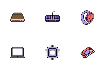 Tecnologia Parte 3 Pacote de Ícones